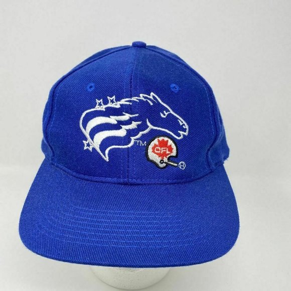 VTG 90s Baltimore Stallions CFL Snapback Hat Canadian Football League Throwback - Picture 1 of 7
